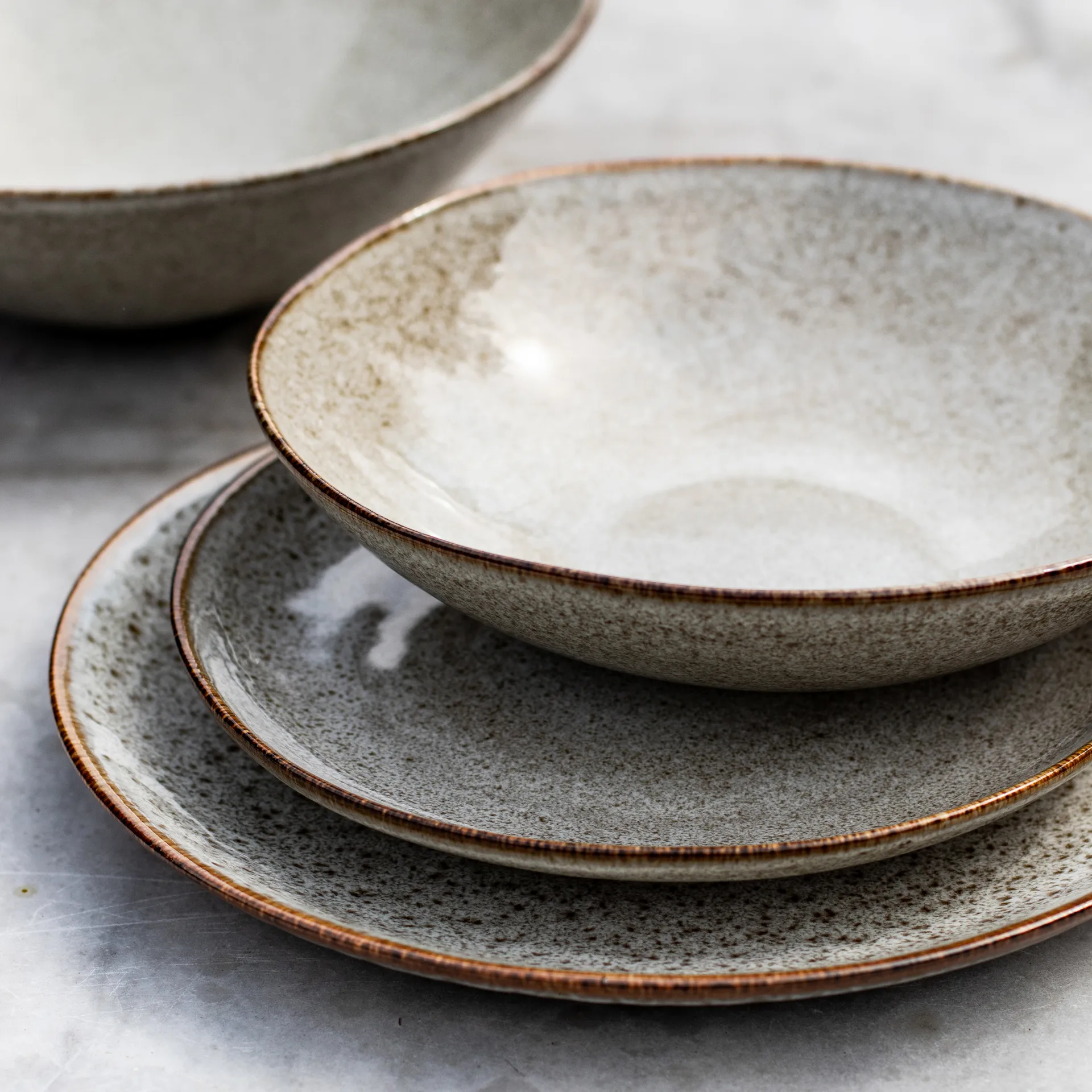 Petite assiette Taranto Ø17 cm, Sand Tell Me More