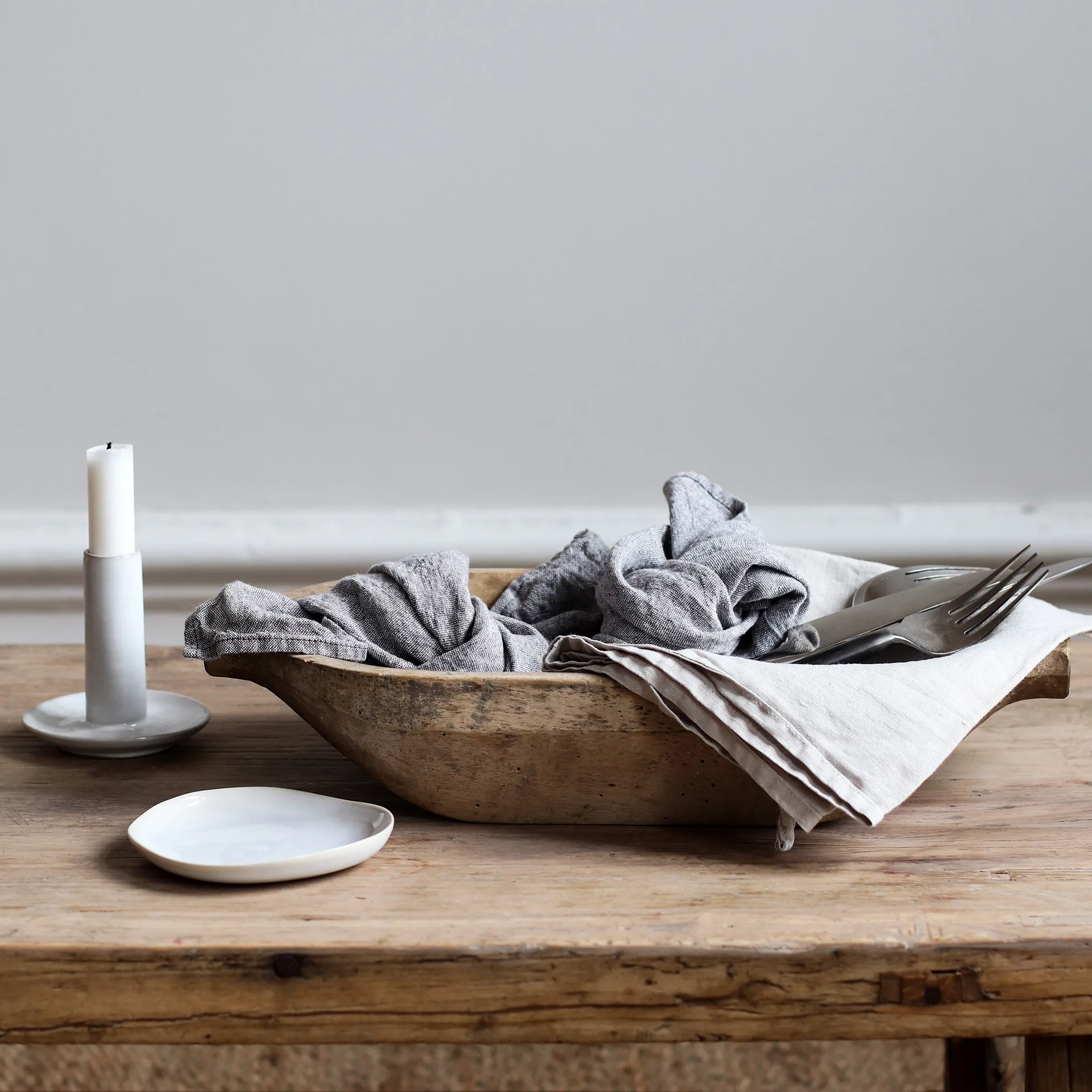 Petite assiette Vince 11cm, Blanc Tell Me More