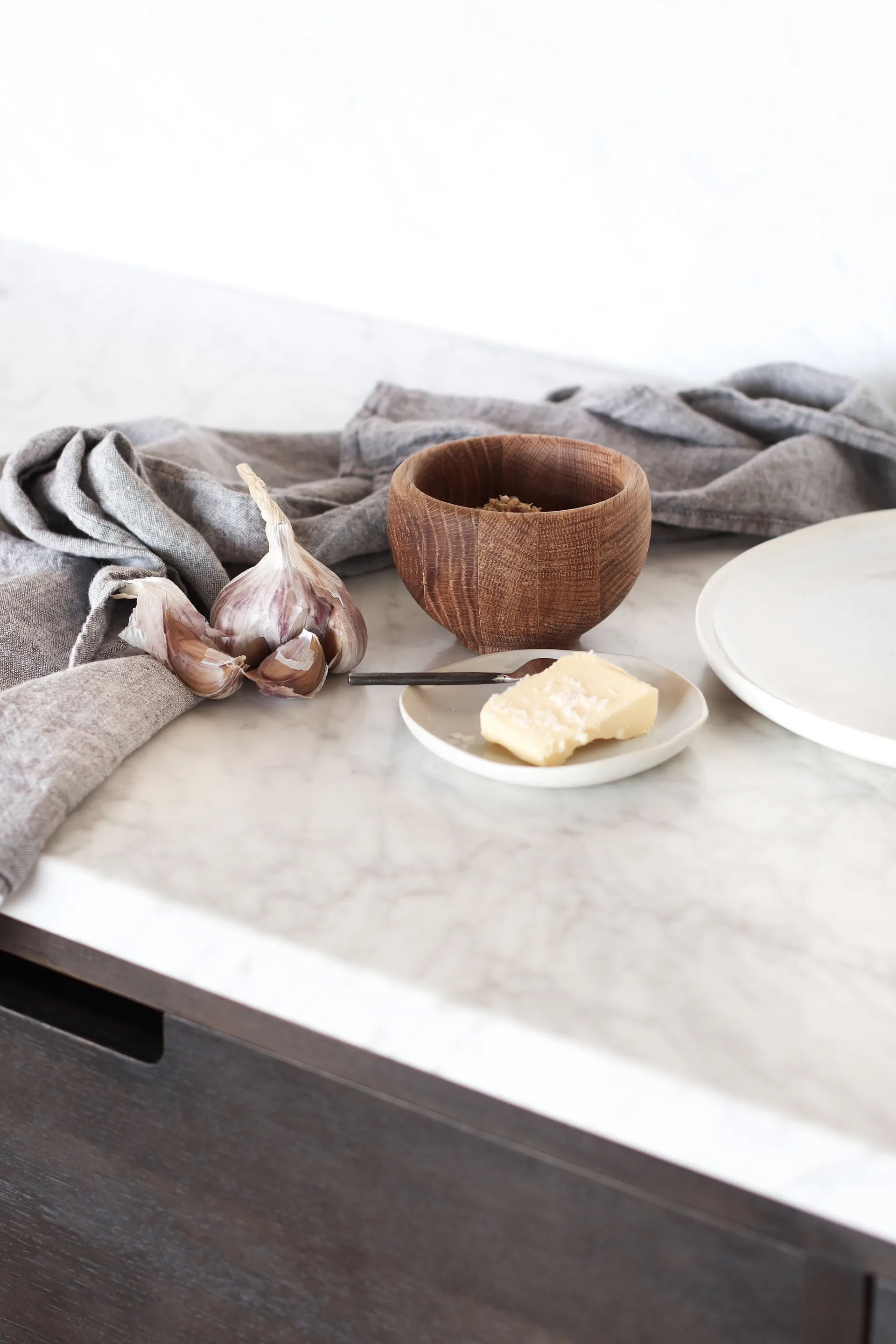 Petite assiette Vince 11cm, Blanc Tell Me More