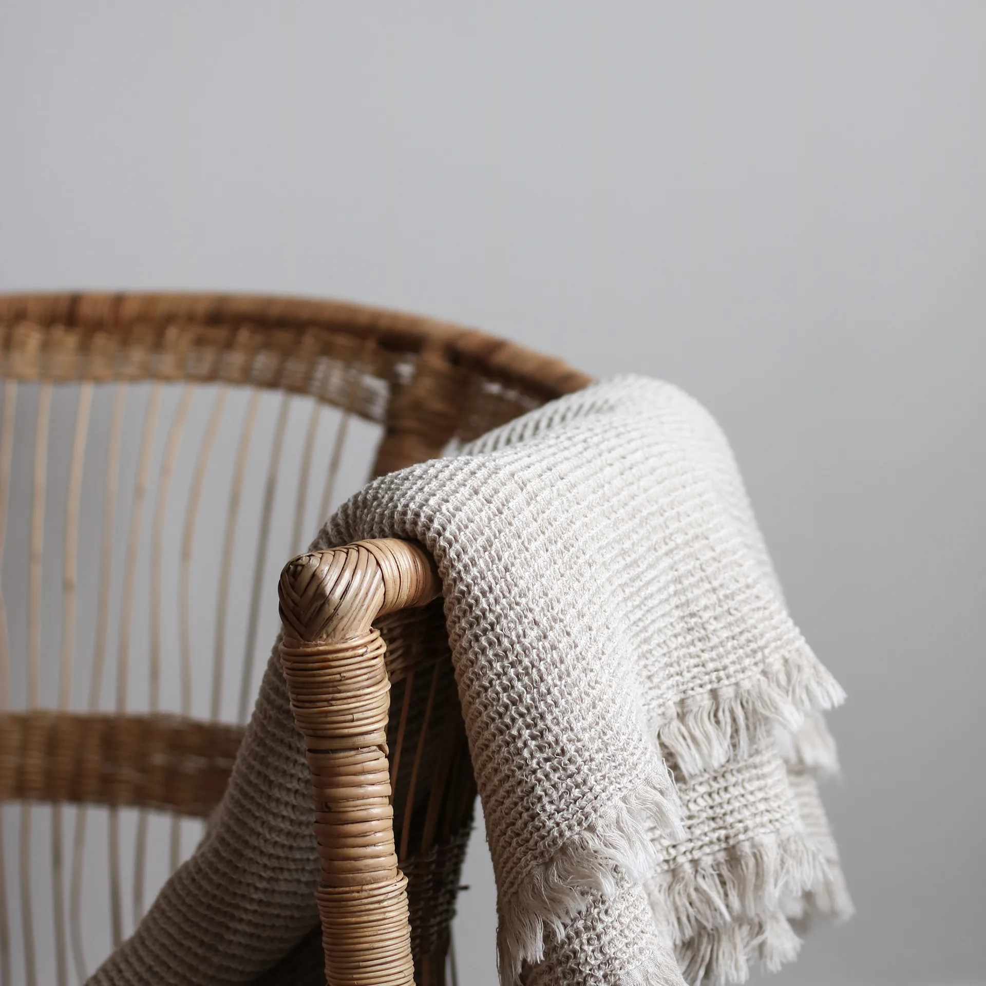 Plaid Calma 140 x 200cm, Beige Tell Me More