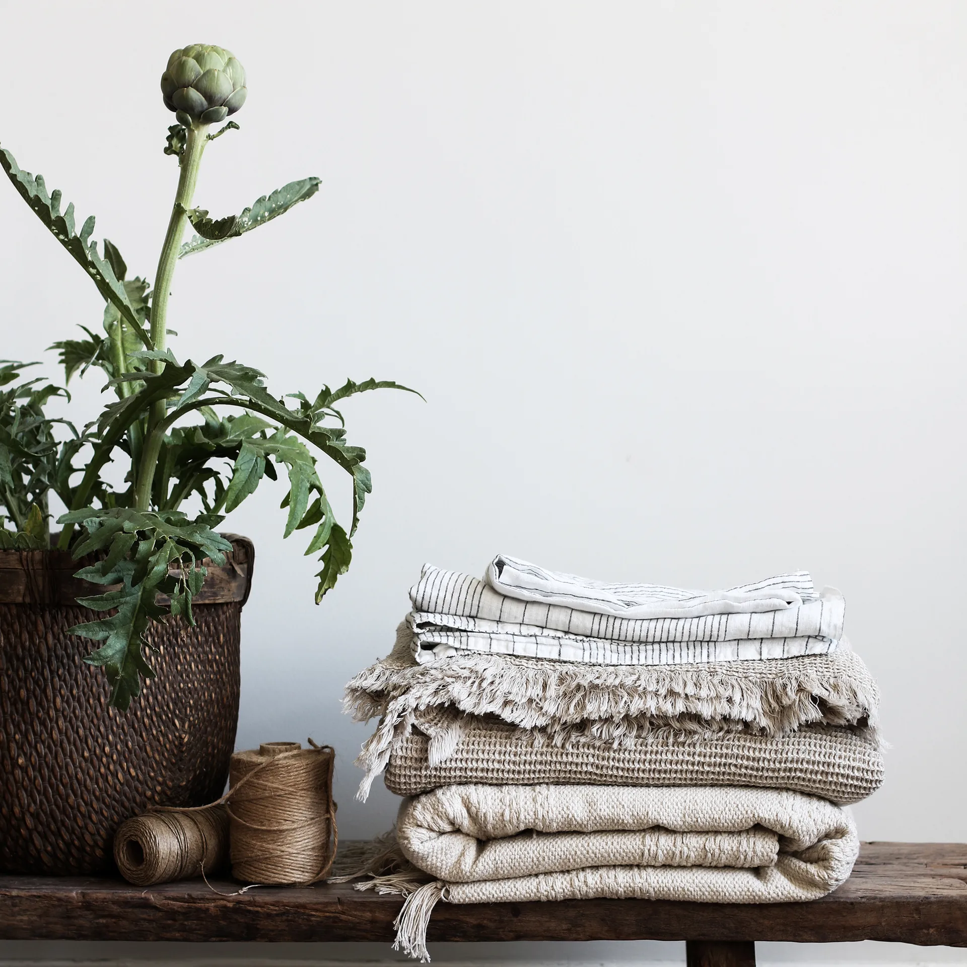 Plaid Calma 140 x 200cm, Beige Tell Me More