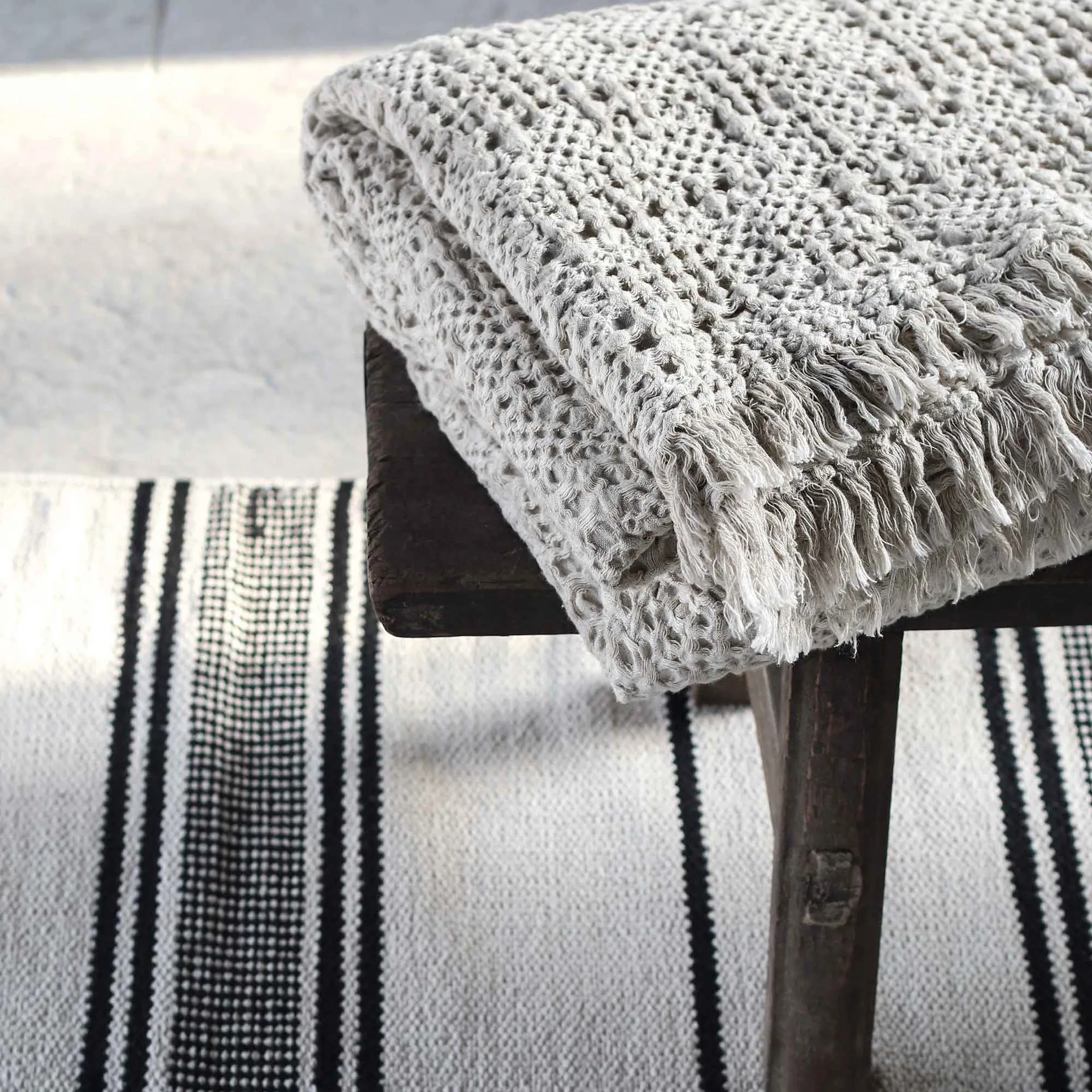 Plaid Monti 140x200 cm, Sand beige Tell Me More