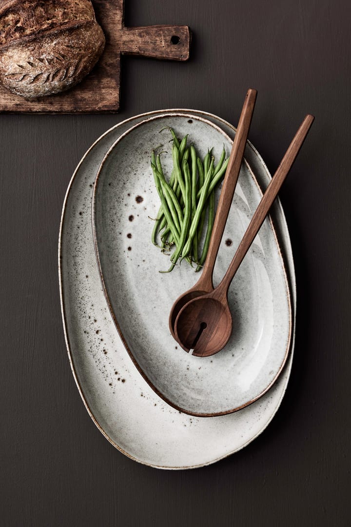 Plat de présentation Taranto small 21,5x37 cm, Beige Tell Me More