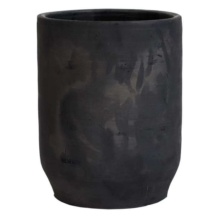 Pot Hero cylinder Ø19 cm, Noir Tell Me More
