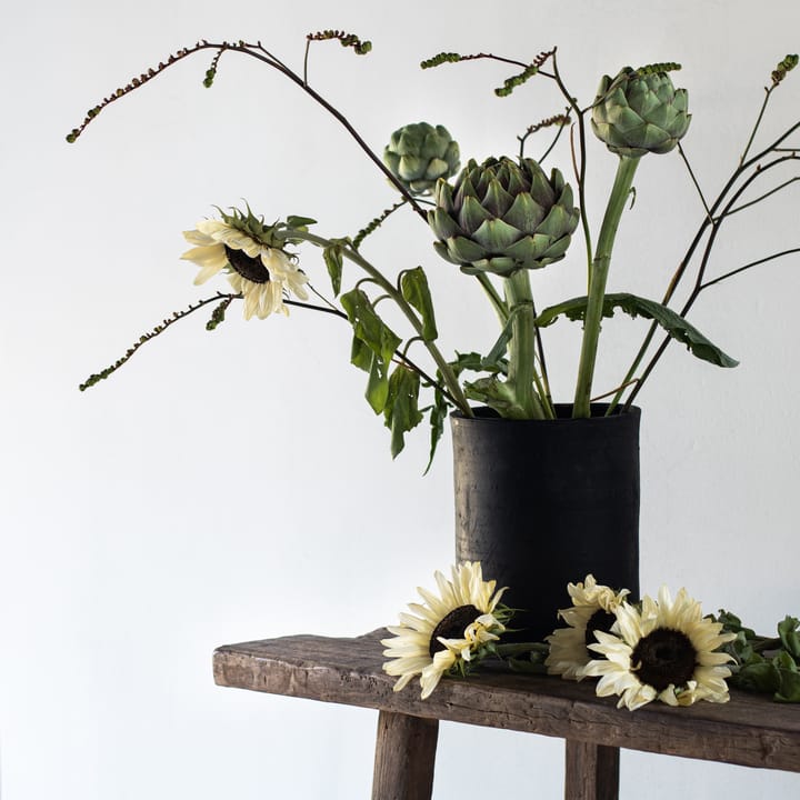 Pot Hero cylinder Ø19 cm, Noir Tell Me More