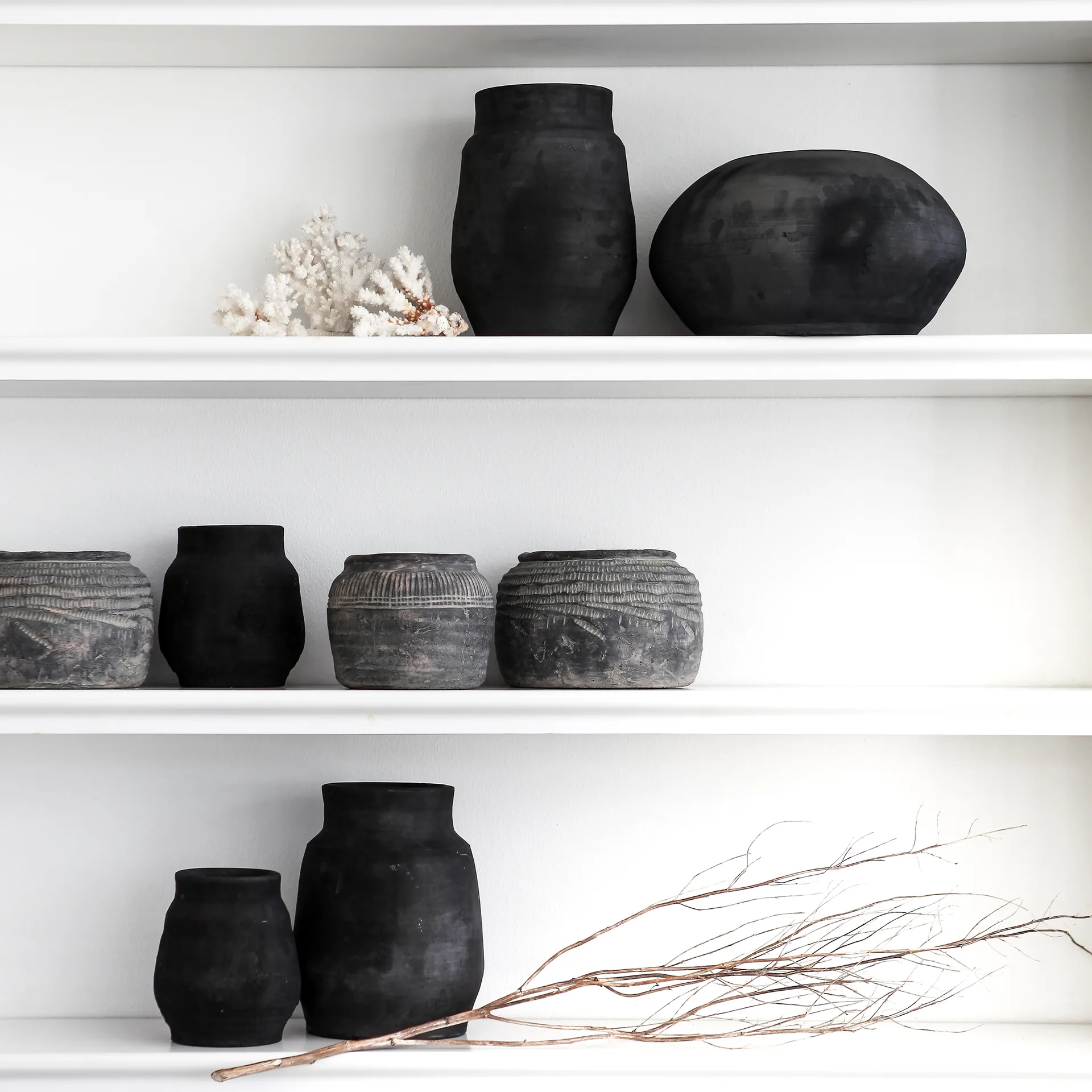 Pot Hero L Ø15 cm, Noir Tell Me More