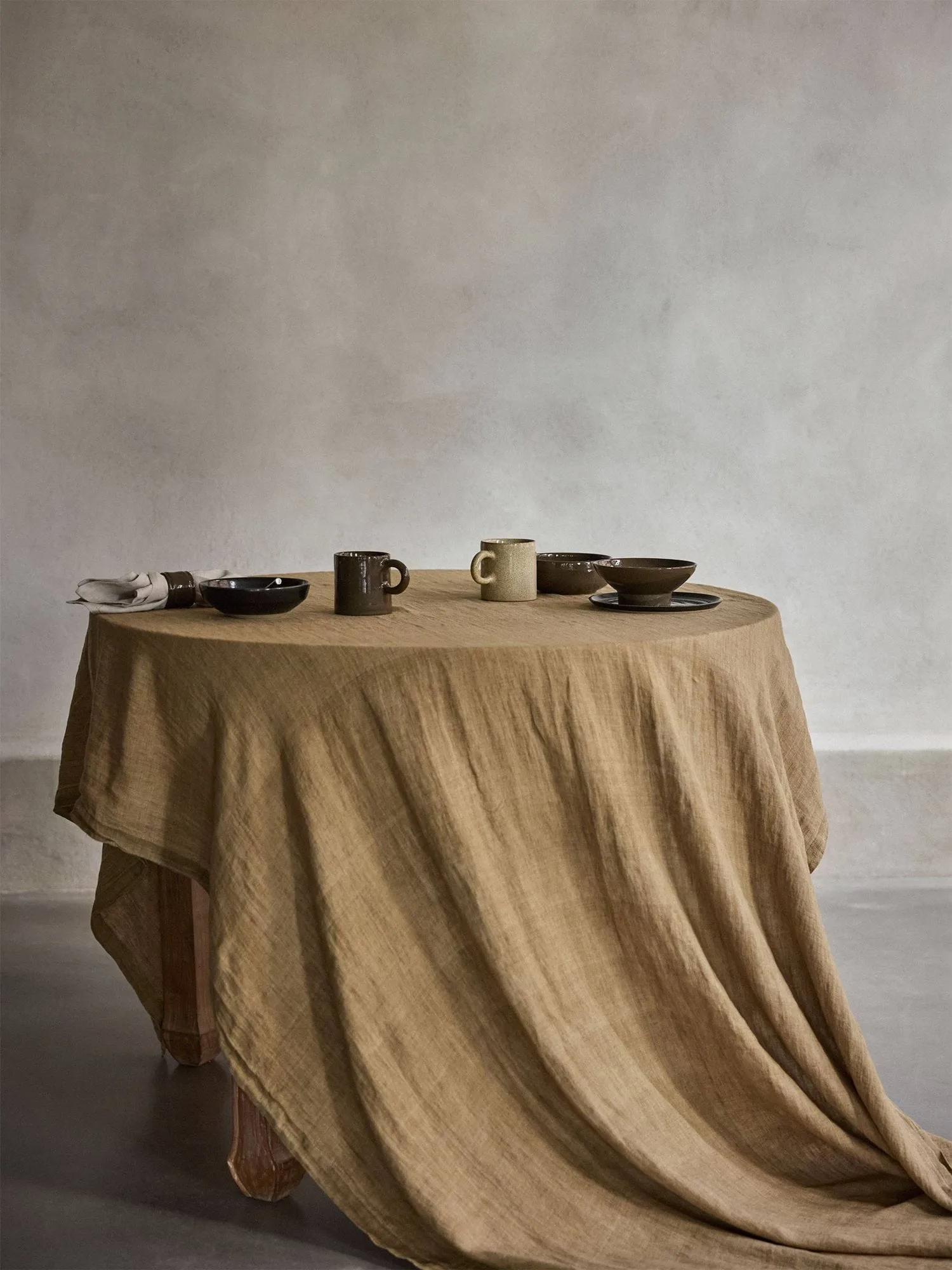 Rond de serviette Elio, Dark brown Tell Me More