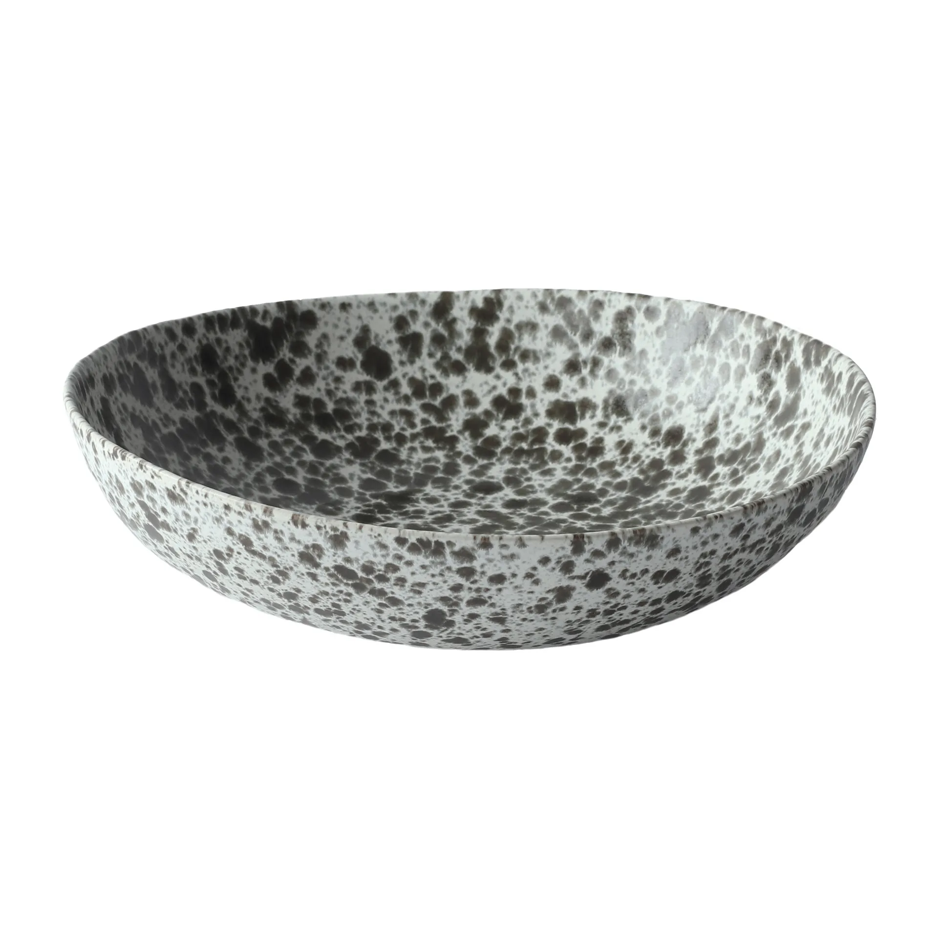 Saladier Rivoli medium Ø 30cm, Green splatter Tell Me More