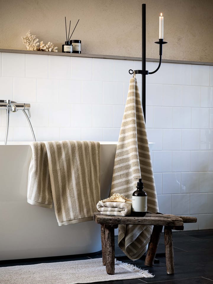 Serviette de bain Bonnie 70x140 cm, Beige Tell Me More