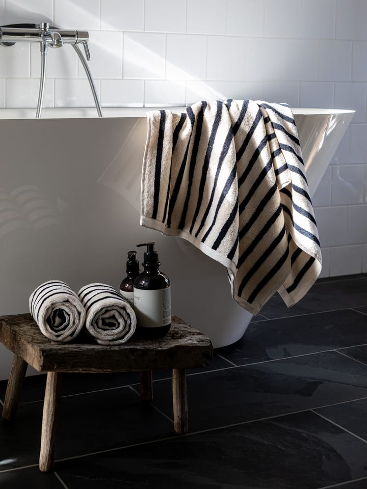Serviette de bain Bonnie 70x140 cm, Noir Tell Me More