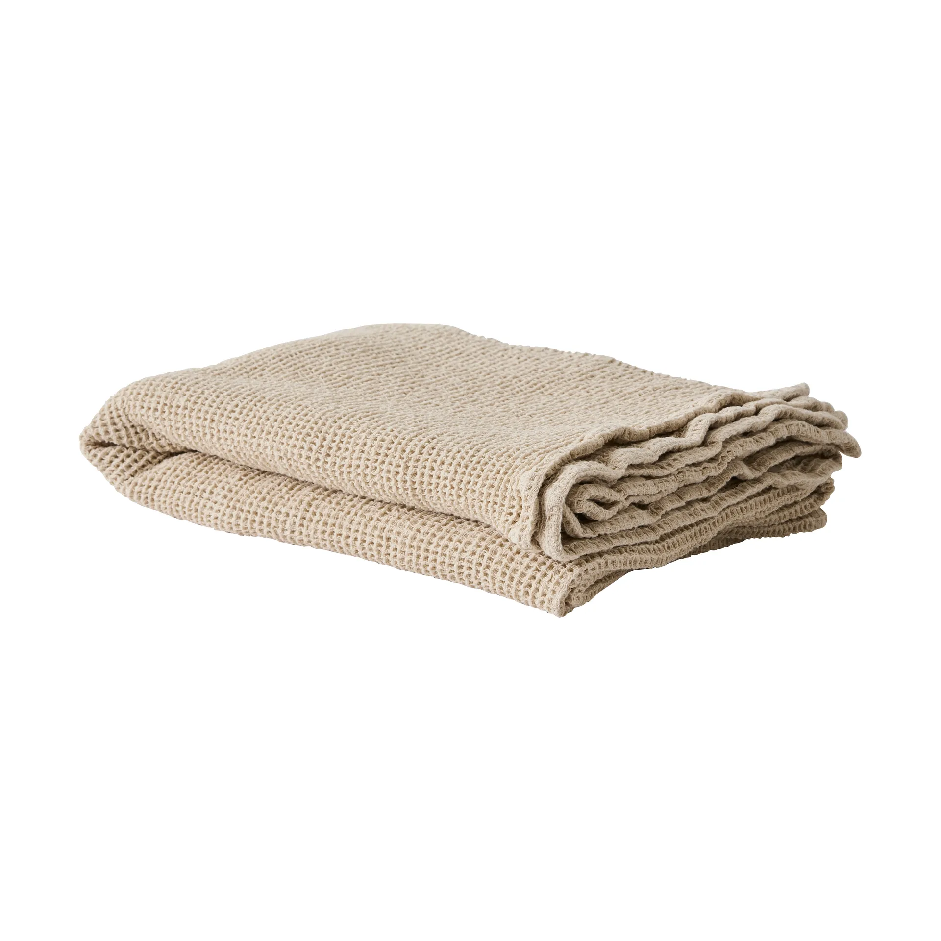 Serviette de bain Nella 100x150 cm, Beige Tell Me More