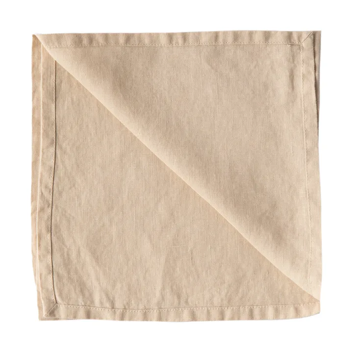 Serviette de table Washed linen - Sable - Tell Me More