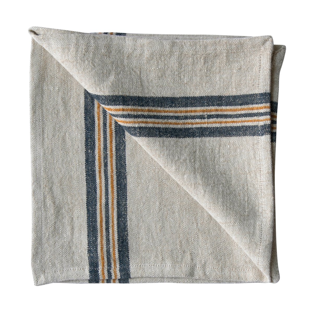 Tell Me More Serviette en lin Astrid 50x50 cm Mustard