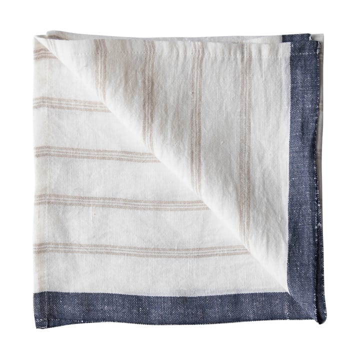 Serviette en lin Maya 50x50 cm - Natural Stripe - Tell Me More