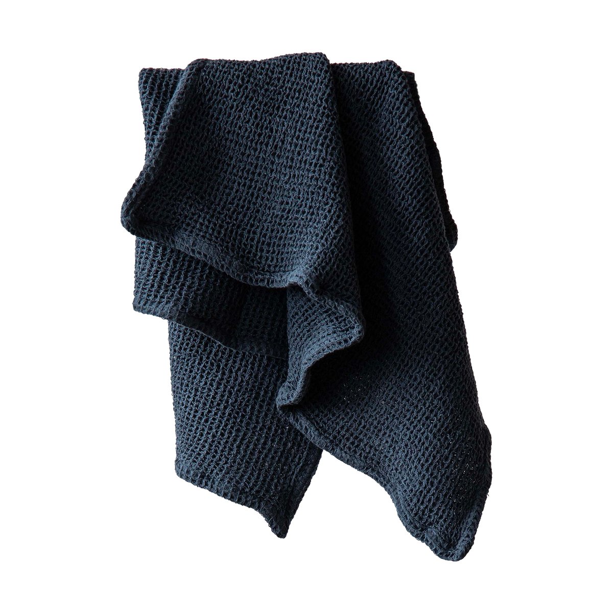 Tell Me More Serviette Nella 50x70 cm Blue | Design Scandinave | Serviettes de bain | Bleu