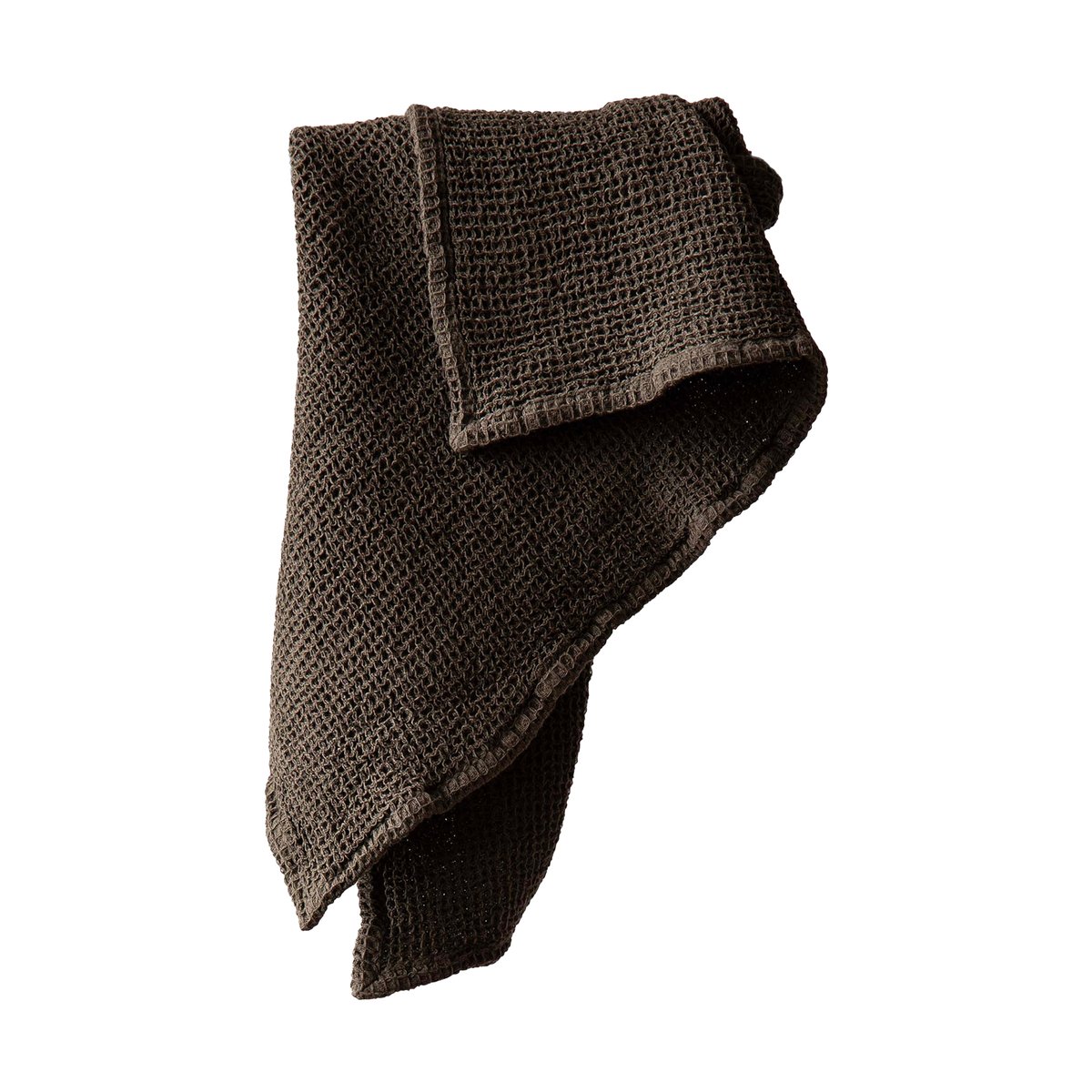 Tell Me More Serviette Nella 50x70 cm Taupe | Design Scandinave | Serviettes de bain | Marron
