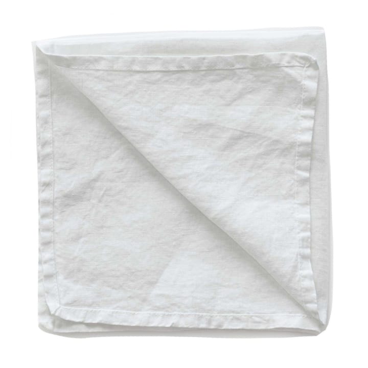 Serviette Washed linen - Bleached white - Tell Me More
