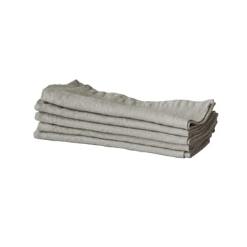Serviette Washed linen - Gris chaud (grey) - Tell Me More