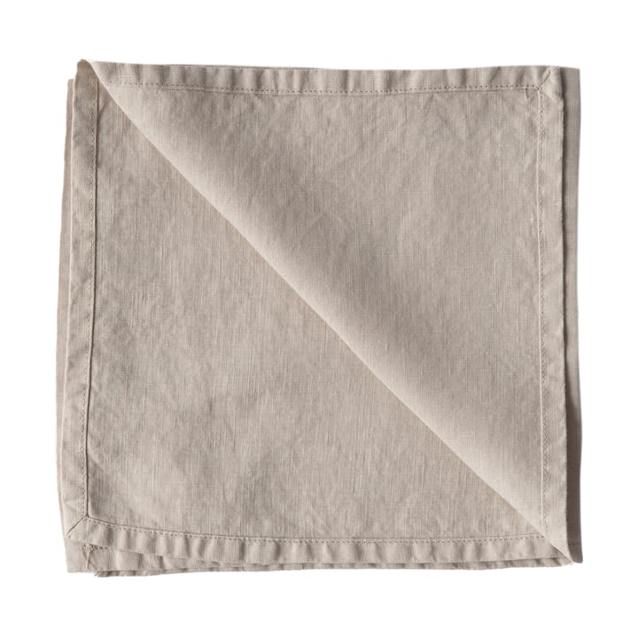 Serviette Washed linen - Gris chaud - Tell Me More