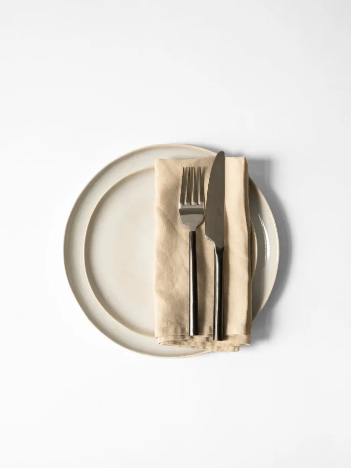 Serviette Washed linen, Sable Tell Me More