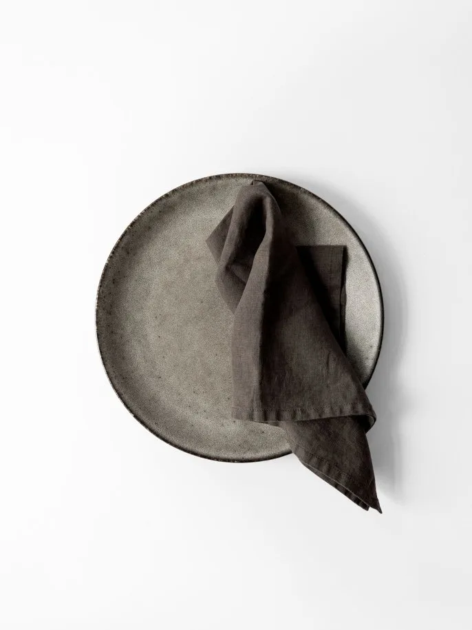 Serviette Washed linen, Taupe Tell Me More