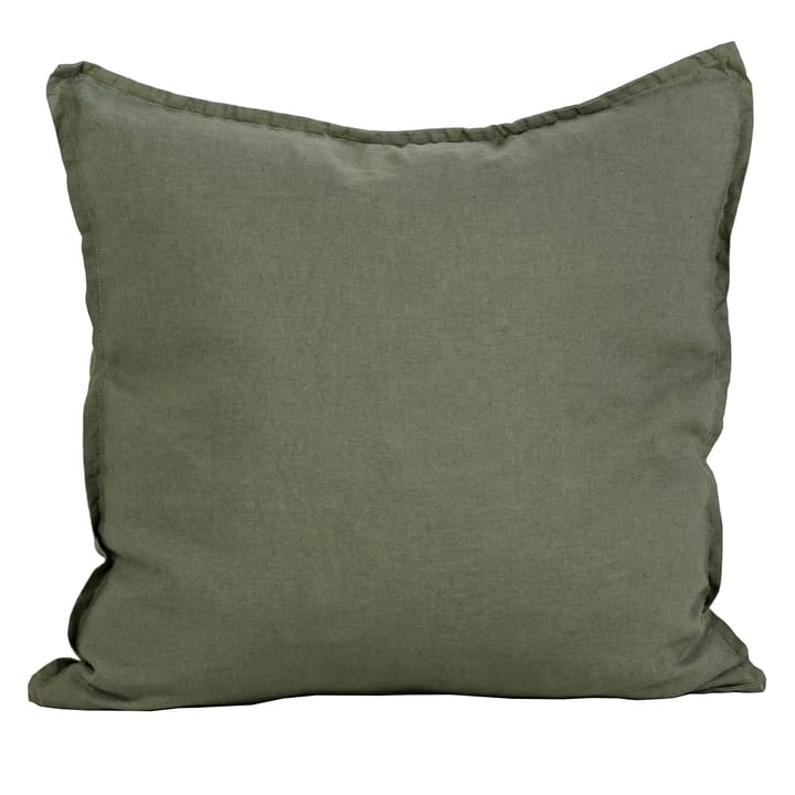 Taie Washed linen 50x50cm - Khaki (vert) - Tell Me More