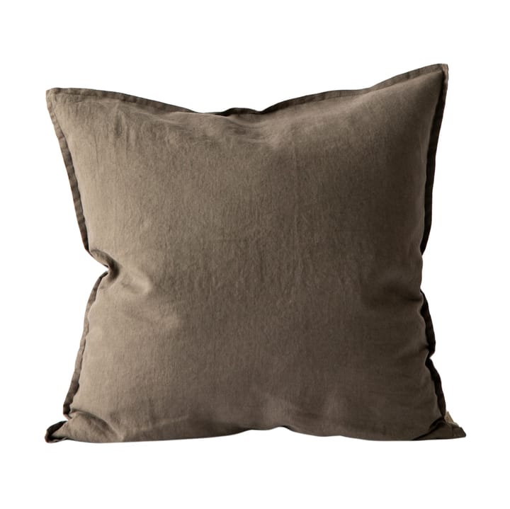 Taie Washed linen 50x50cm - Taupe - Tell Me More