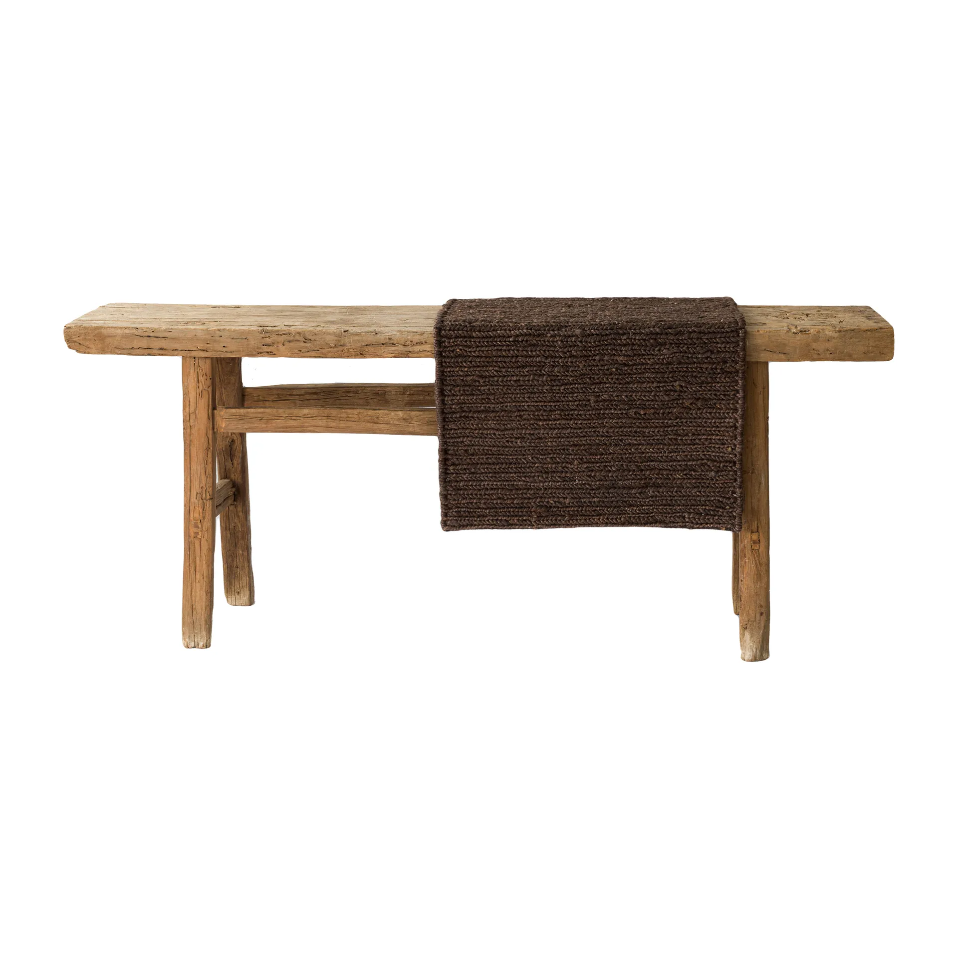 Tapis en chanvre Sumak 60x90 cm, Brown Tell Me More