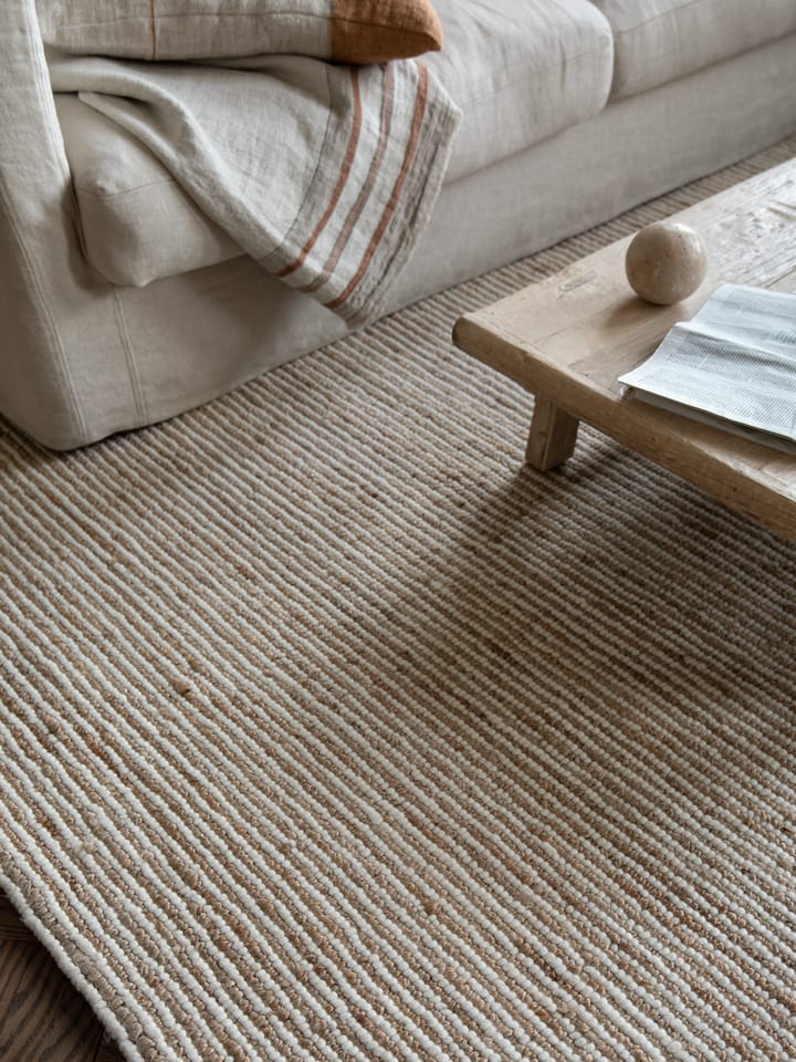 Tapis en laine de chanvre 200x300 cm, Rayure Tell Me More