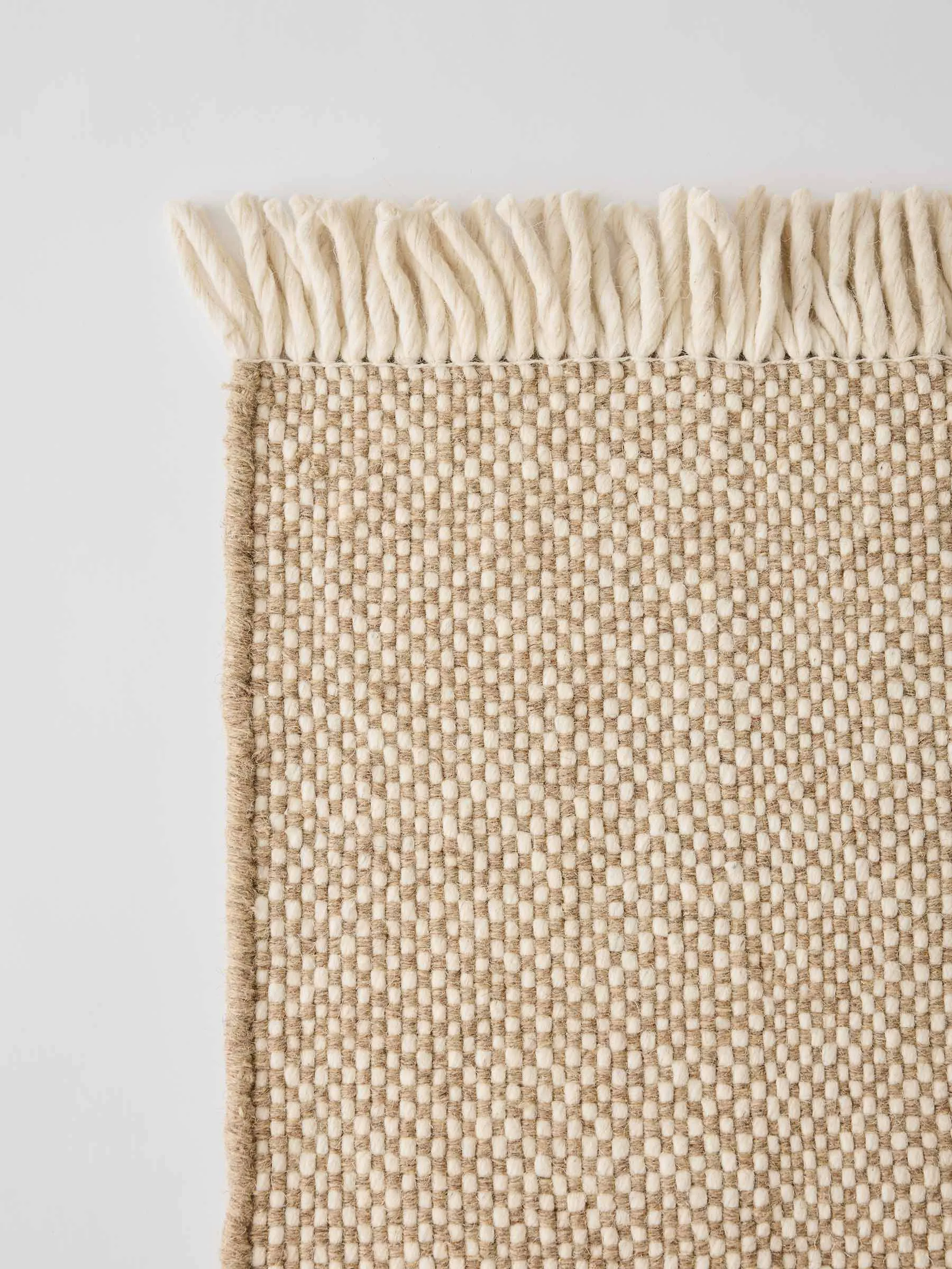 Tapis en laine Nelson, Beige‑Off-White, 200x300 cm Tell Me More