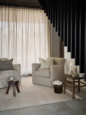 Tapis en laine Nelson - Beige‑Off-White, 200x300 cm - Tell Me More