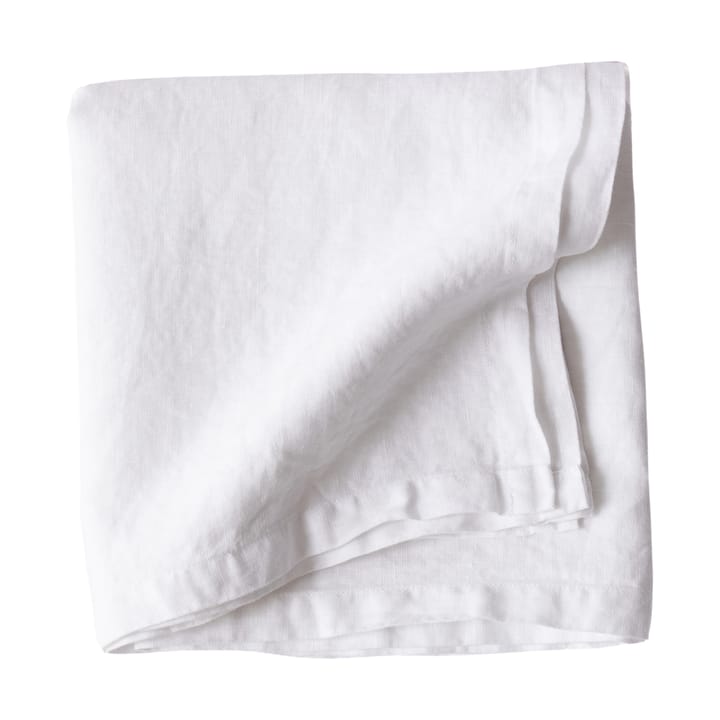 Tell Me More nappe en lin 145x145 cm - Blanchi blanc - Tell Me More