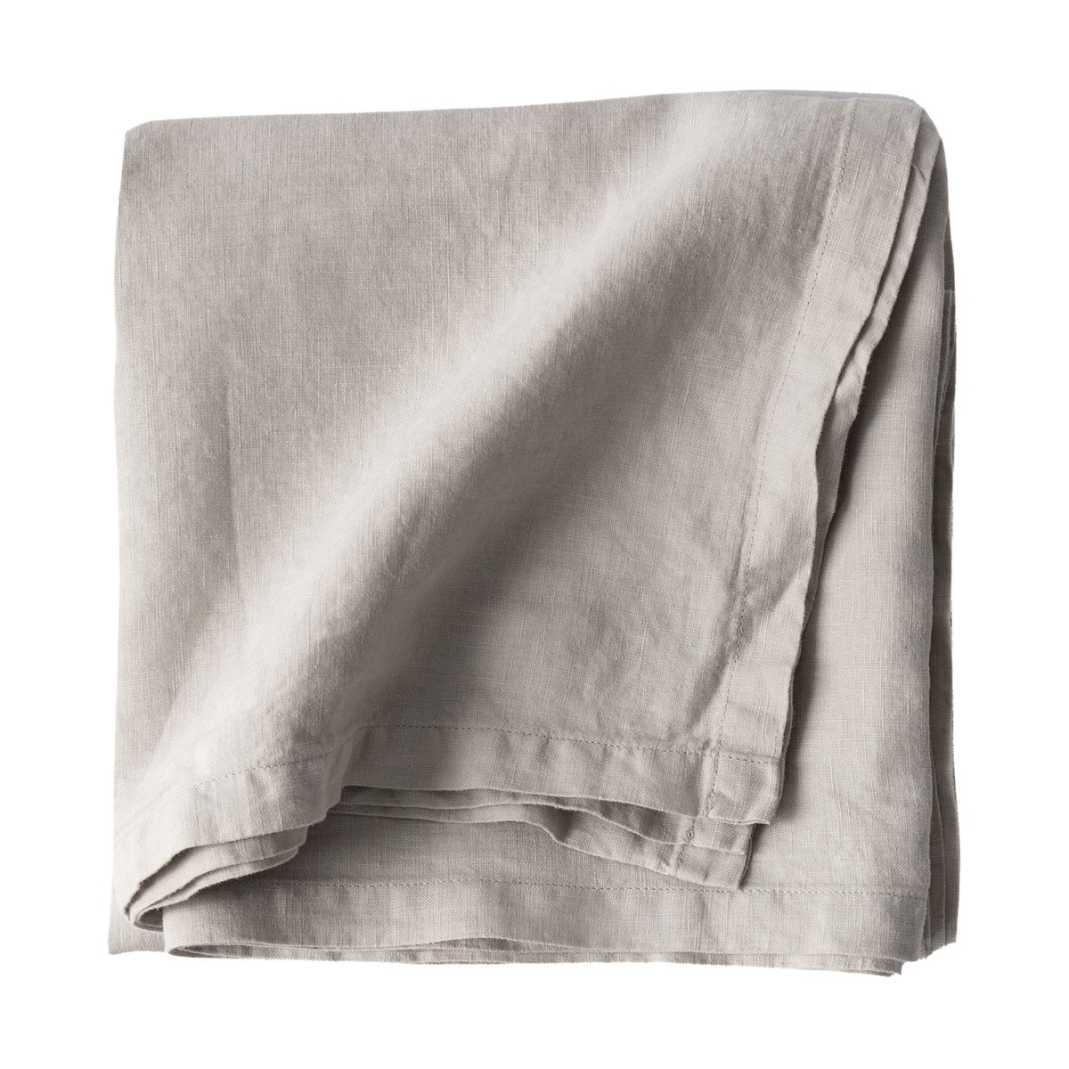 Tell Me More Tell Me More nappe en lin 145x145 cm Gris chaud