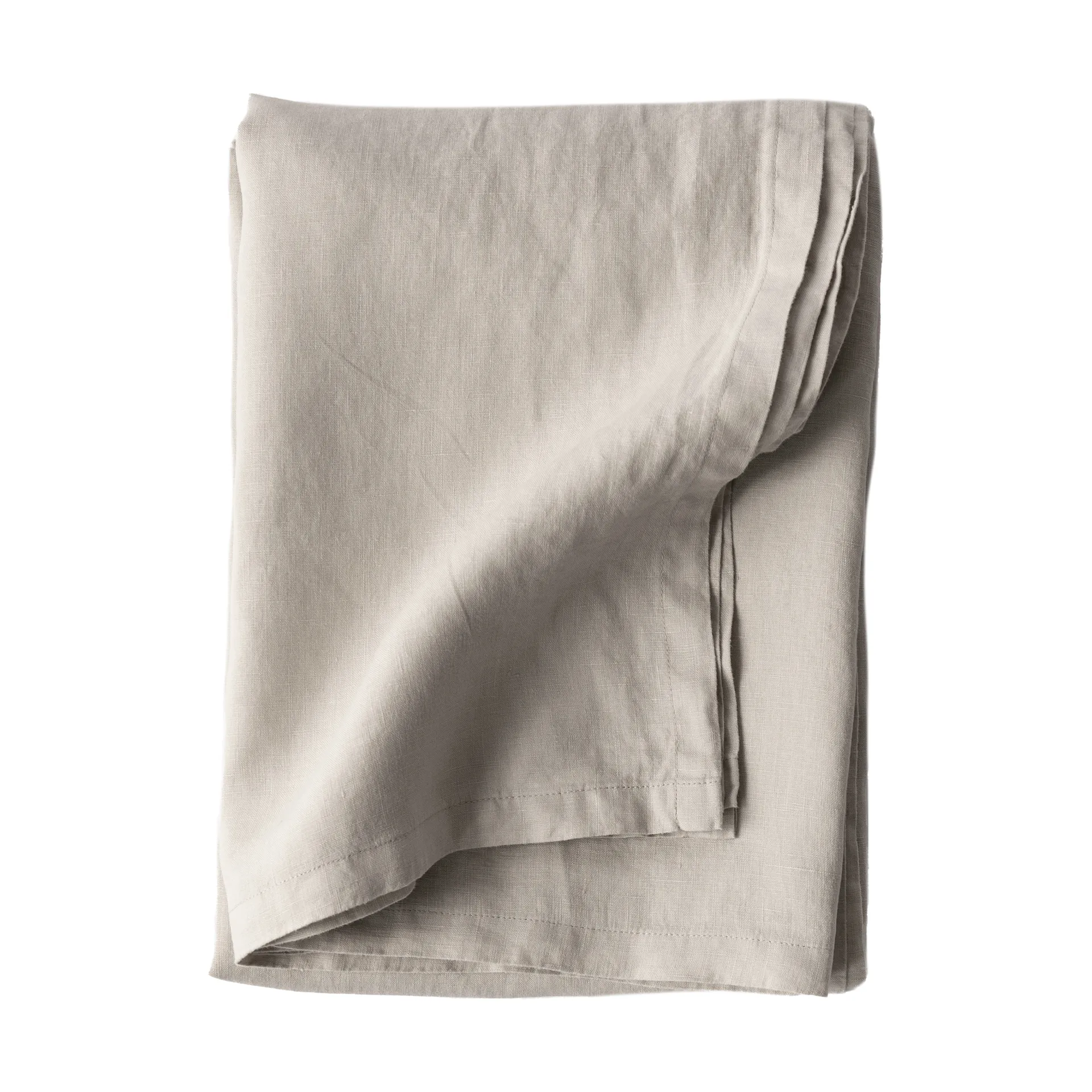 Tell Me More nappe en lin 145x270 cm, Gris chaud Tell Me More