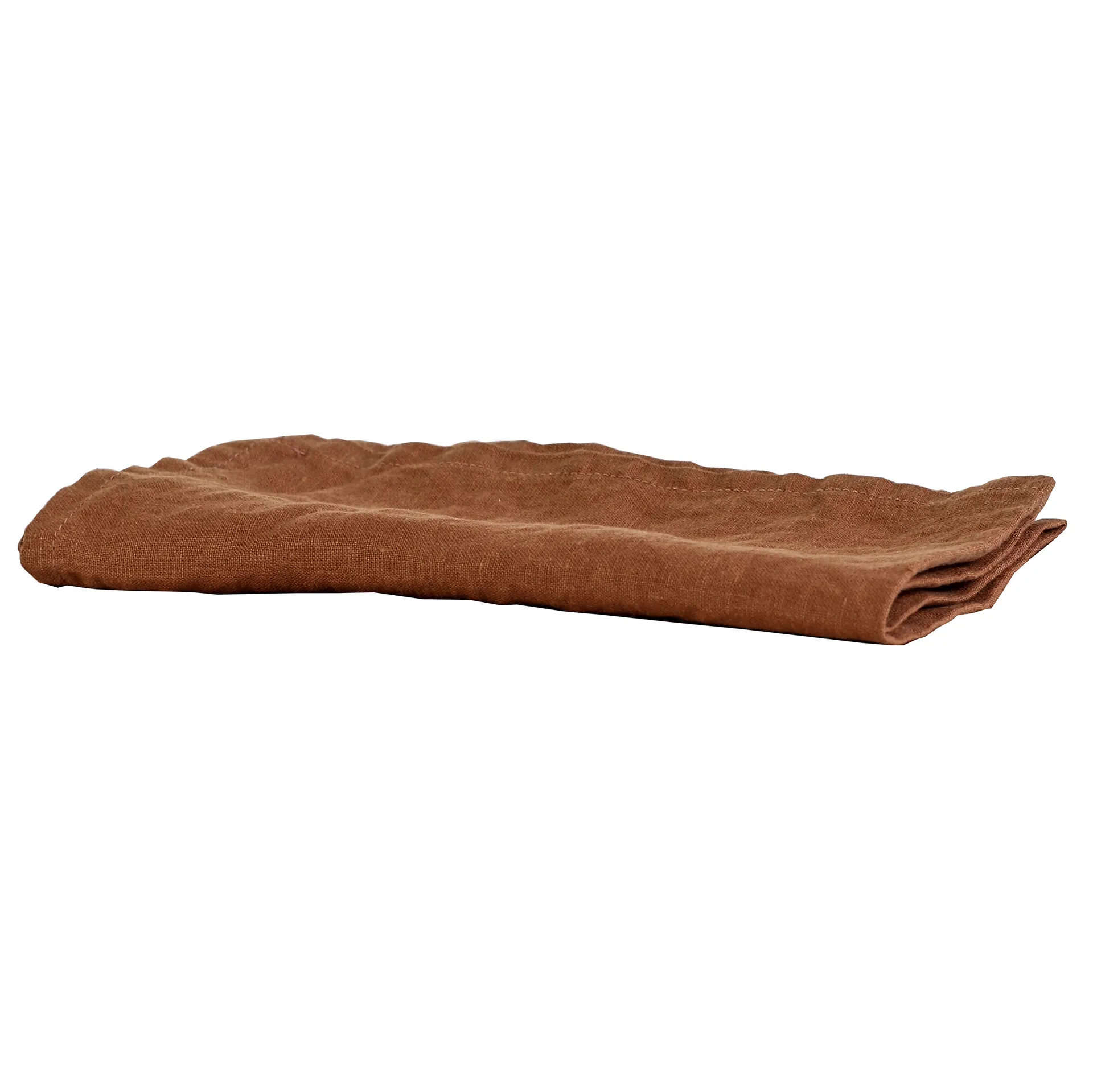 Torchon en lin Tell Me More 50x70 cm, Amber (marron) Tell Me More