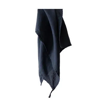 Torchon en lin Tell Me More 50x70 cm - Bleu nuit - Tell Me More