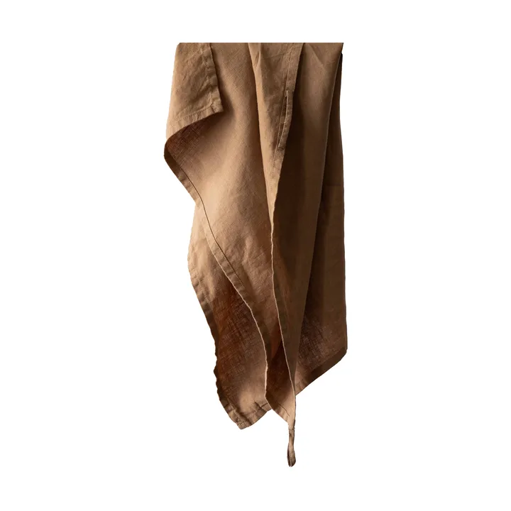 Torchon en lin Tell Me More 50x70 cm - Noisette - Tell Me More