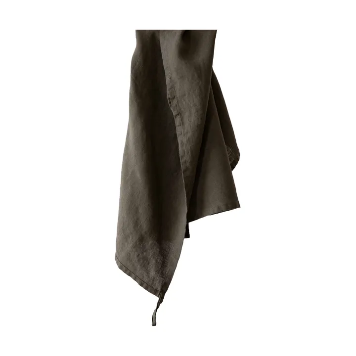 Torchon en lin Tell Me More 50x70 cm - Taupe - Tell Me More