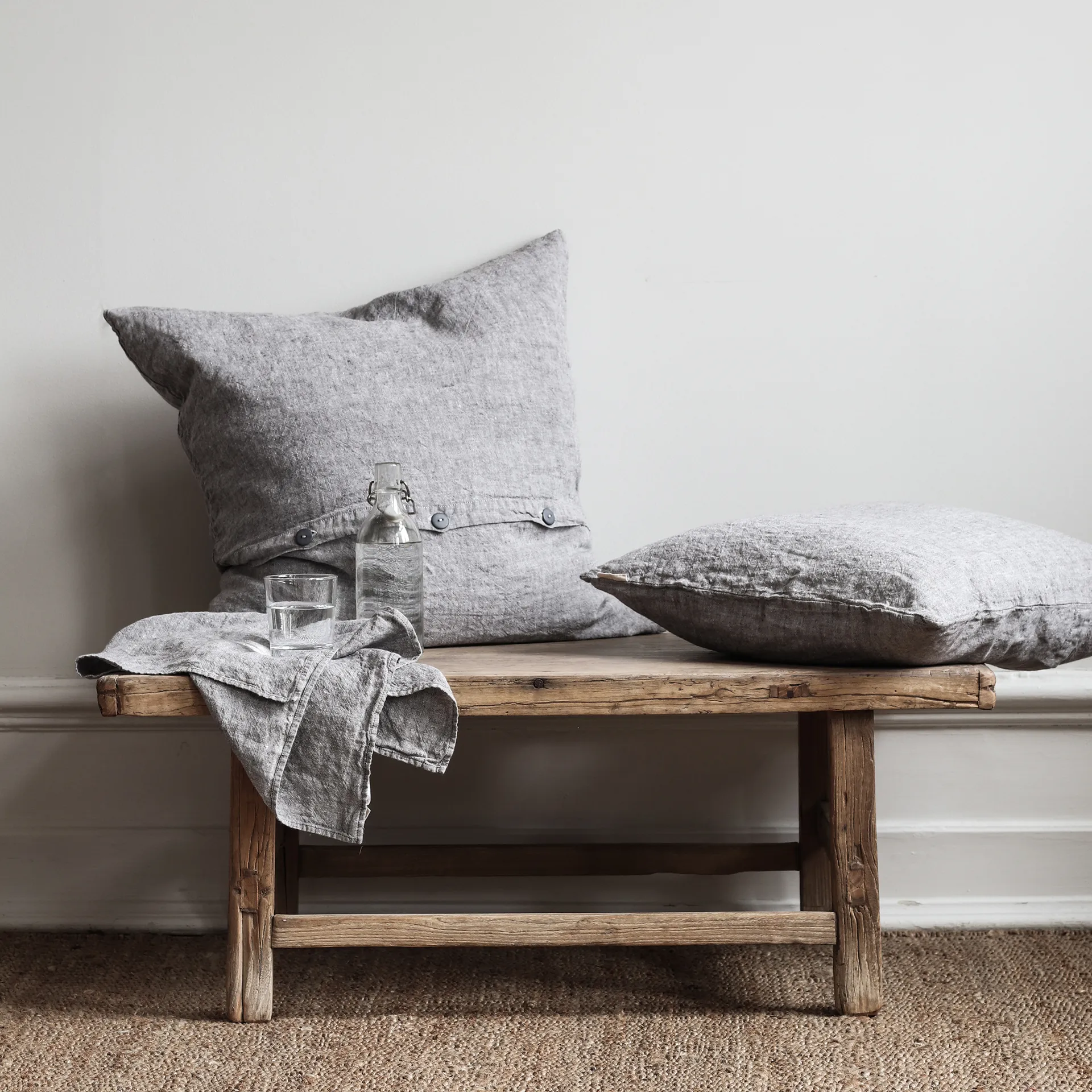 Torchon Julian 57 x 80cm, Gris Tell Me More