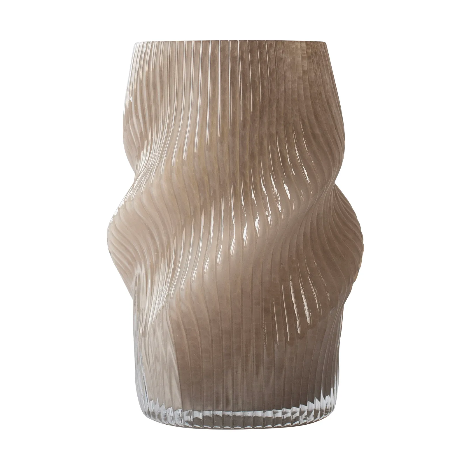 Vase Fano 25 cm, Taupe Tell Me More