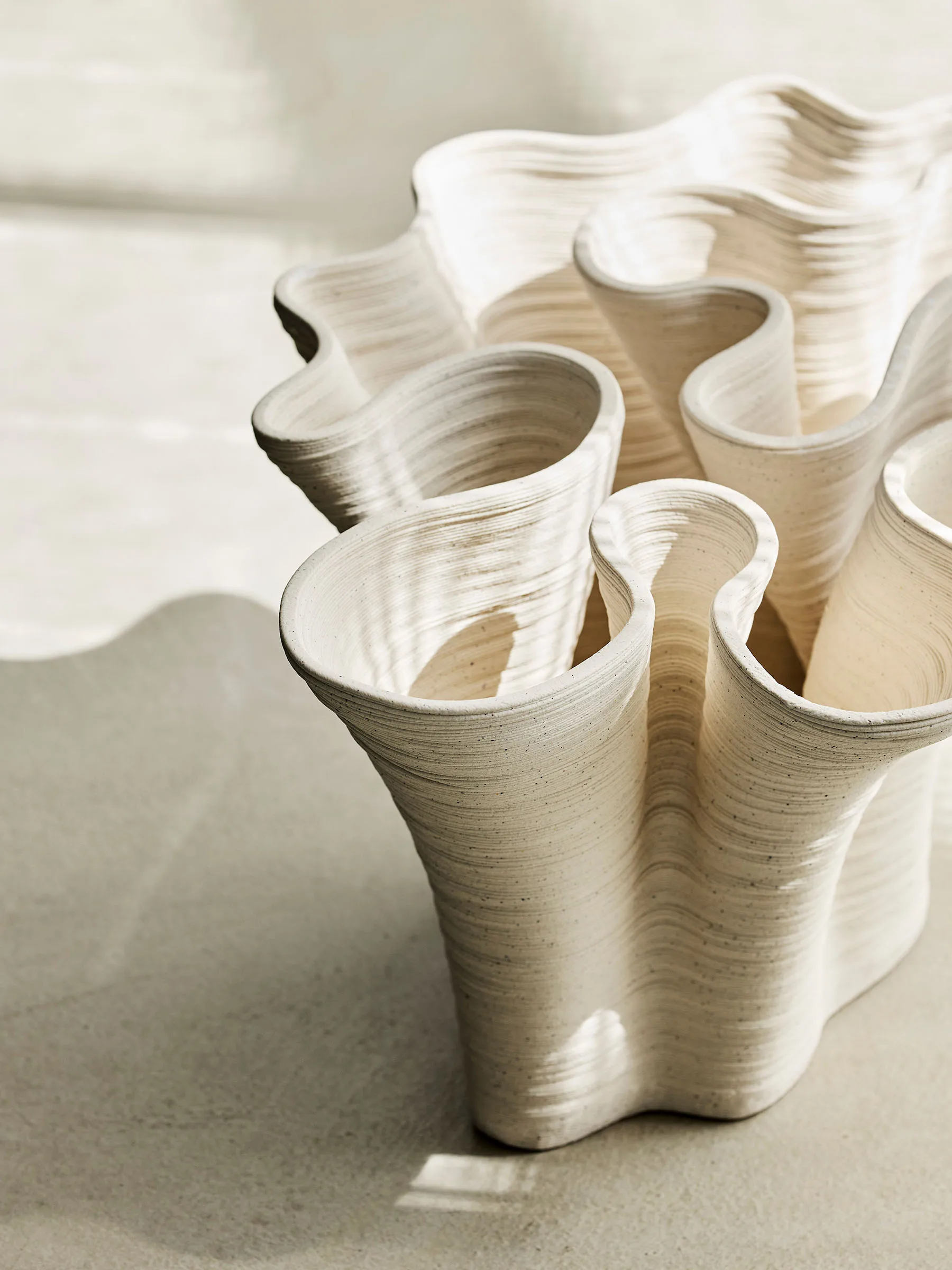 Vase Fiordo Large, Off-White Tell Me More