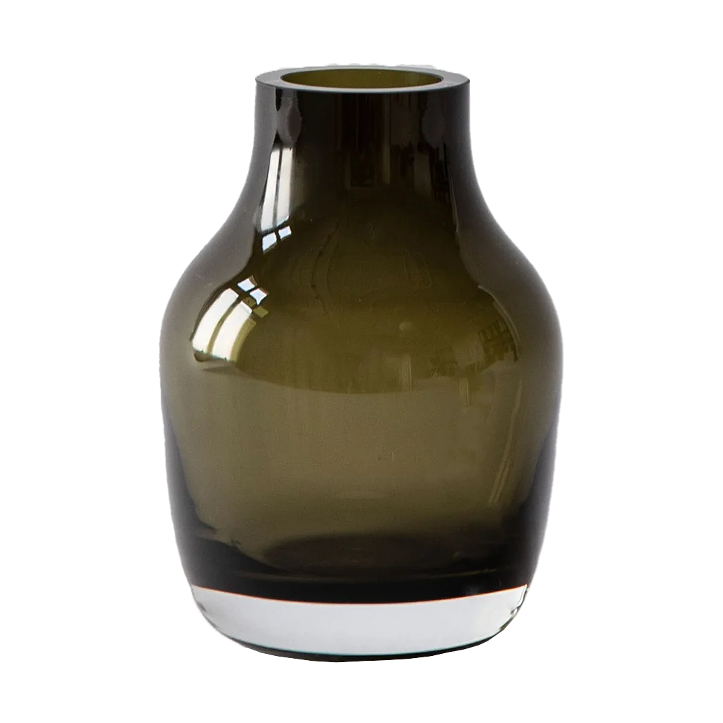 Vase Paloma petit 20 cm, Vert fumée Tell Me More