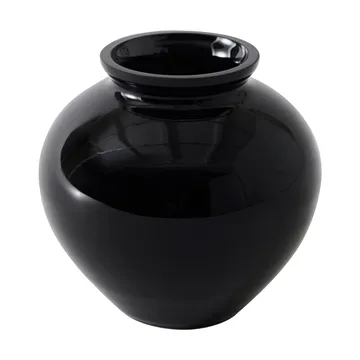 Vase Velino - Noir, Ø12,5x11,5 cm - Tell Me More