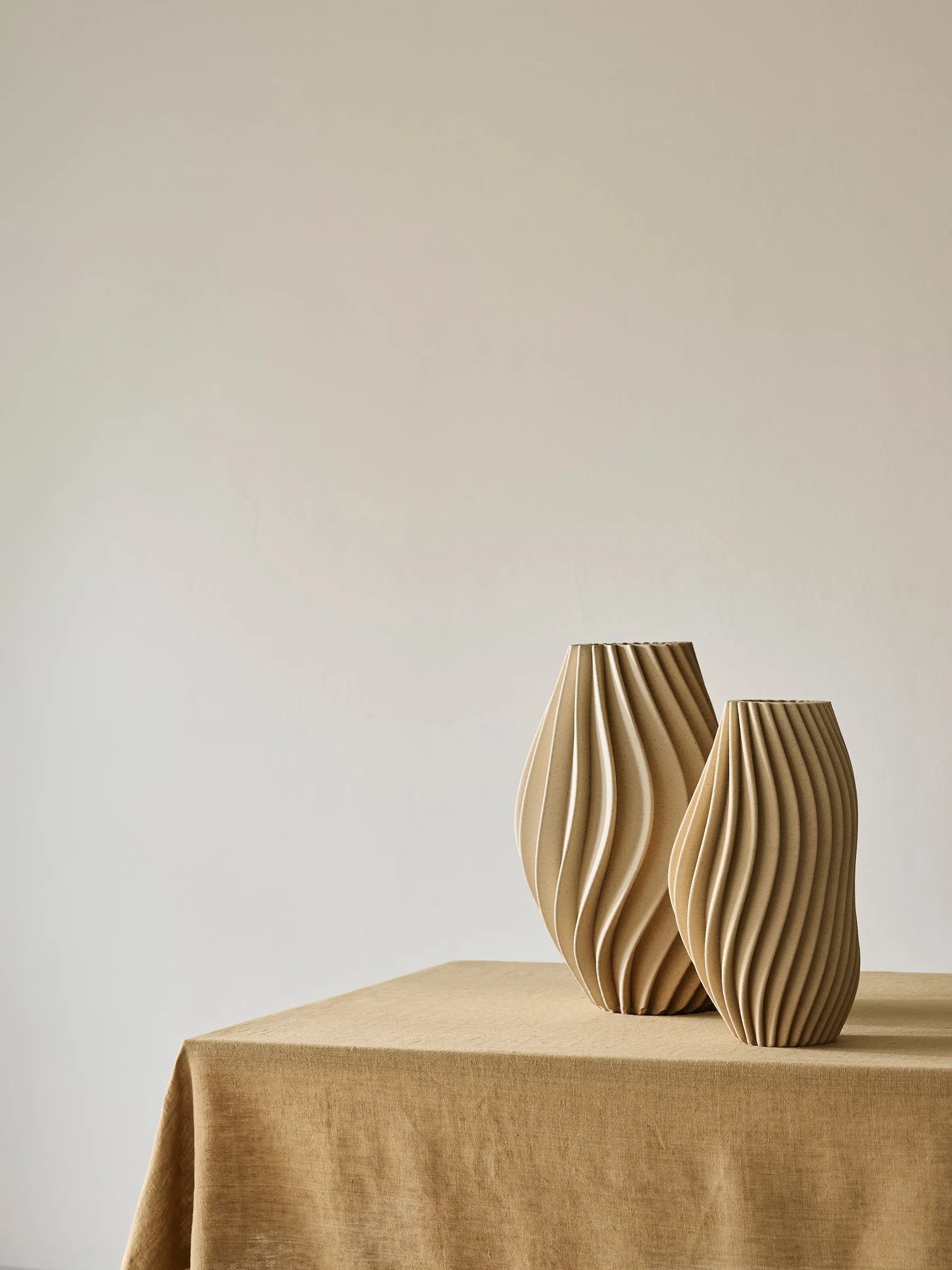 Vase Vento, Sable, grand 41 cm Tell Me More