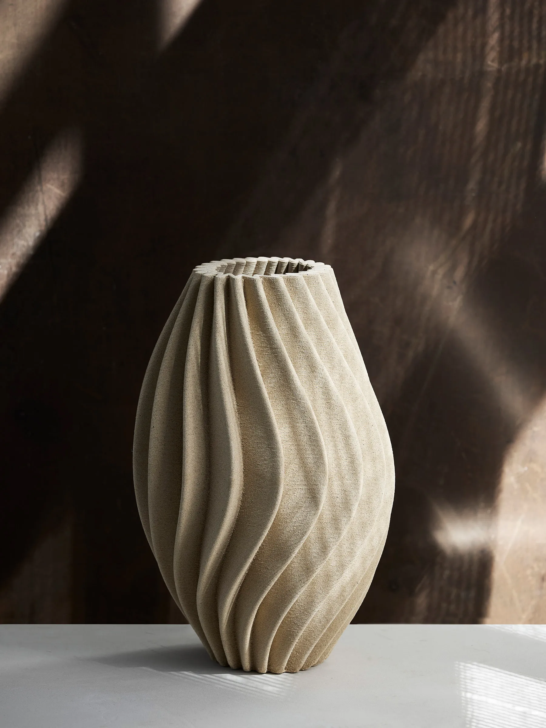 Vase Vento, Sable, petit 32 cm Tell Me More