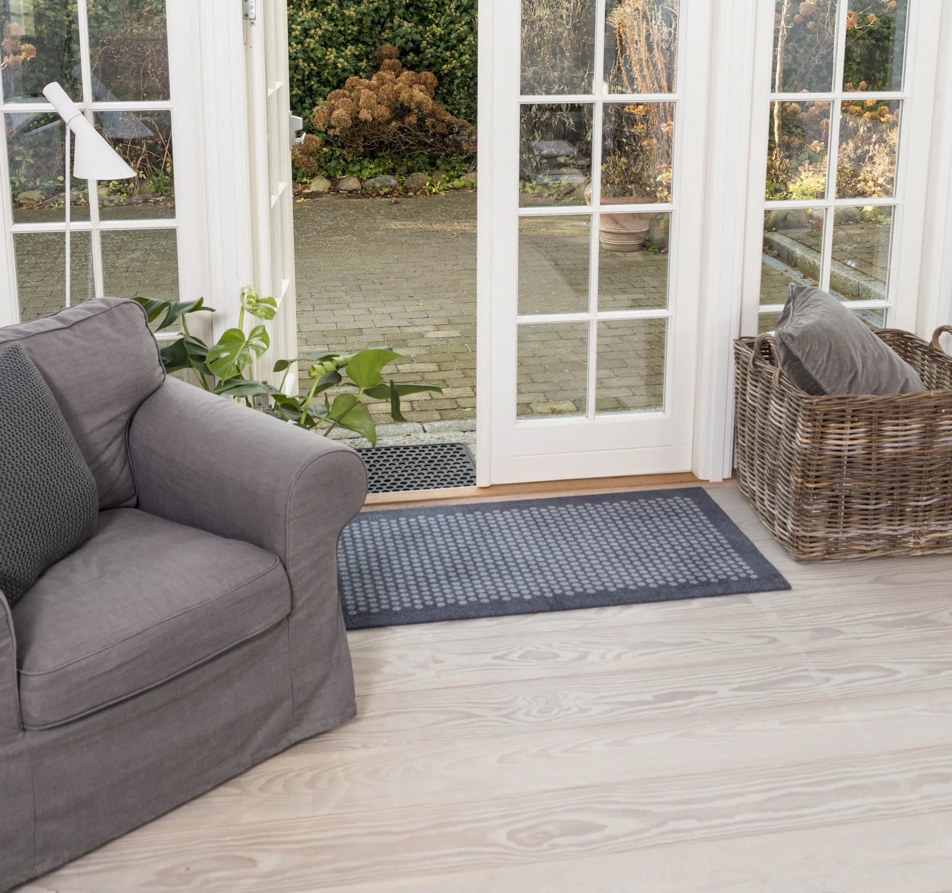 Paillasson caoutchouc Dots, 45x75 cm  tica copenhagen