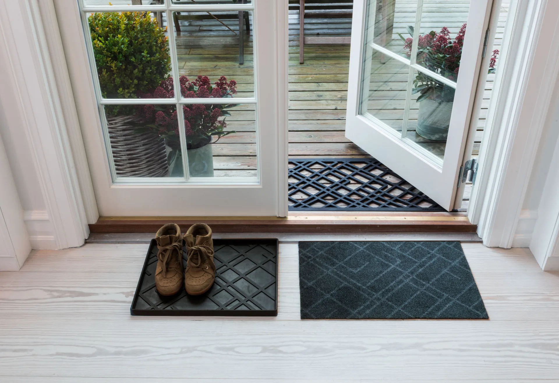 Paillasson caoutchouc Lines, 45x75 cm  tica copenhagen