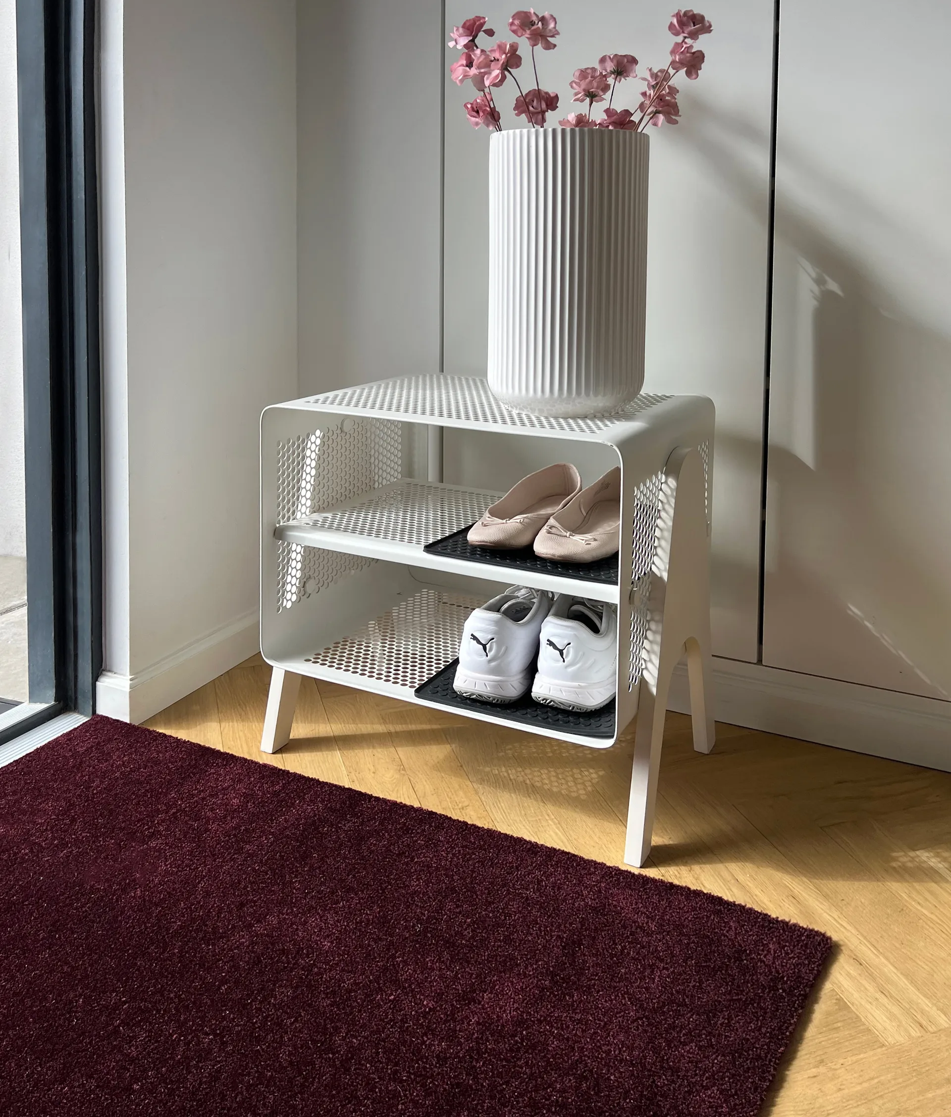 Paillasson Unicolor, Bordeaux, 60x90 cm tica copenhagen