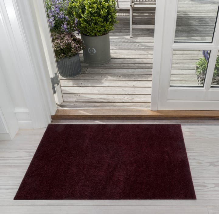 Paillasson Unicolor, Bordeaux, 60x90 cm tica copenhagen