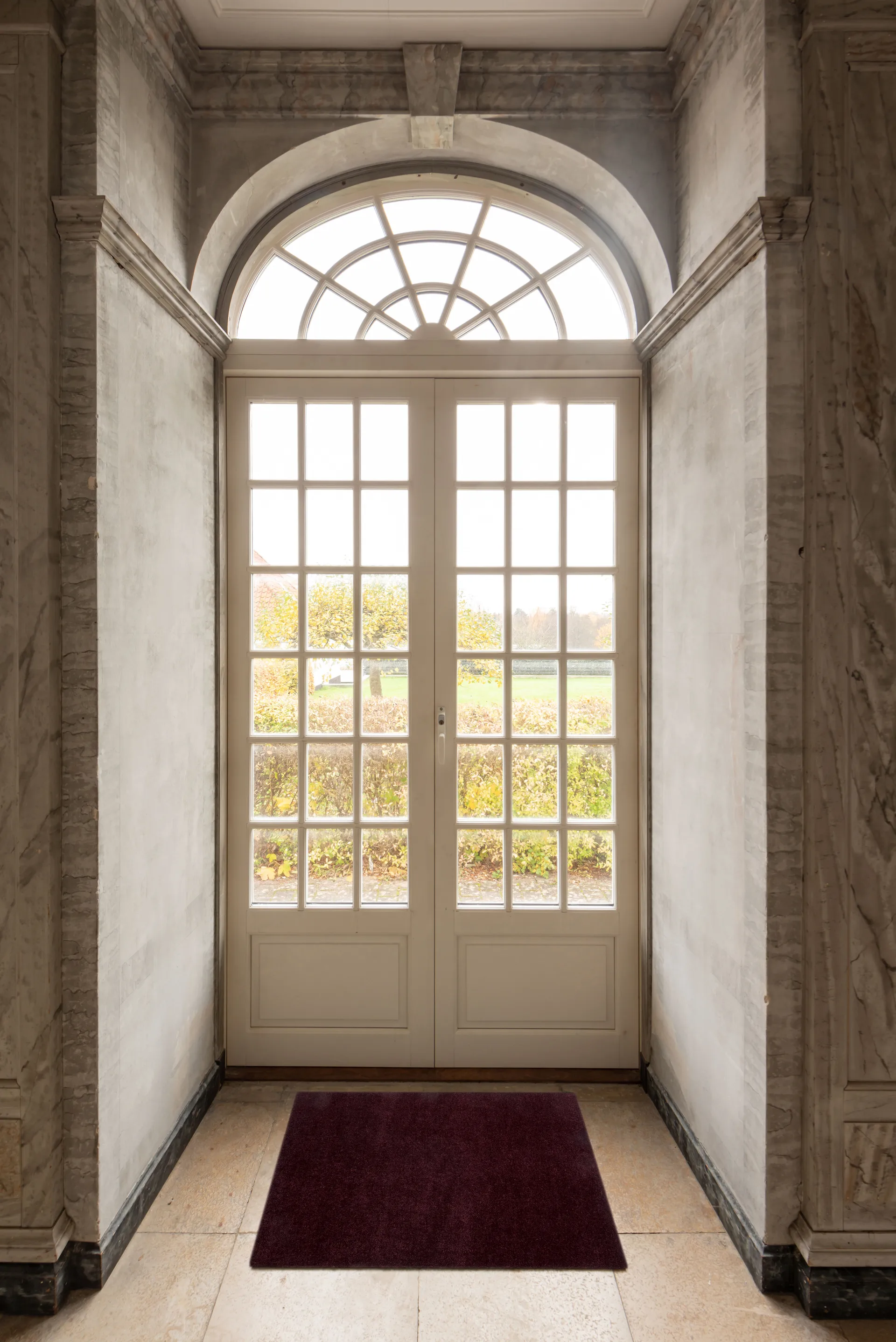 Paillasson Unicolor, Bordeaux, 60x90 cm tica copenhagen